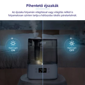 Kép 6/7 - Levoit Classic300S Smart Ultraszonikus Hidegpárásító 6L (Szürke)